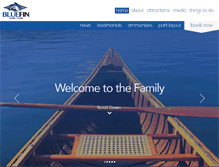 Tablet Screenshot of bluefinrv.com
